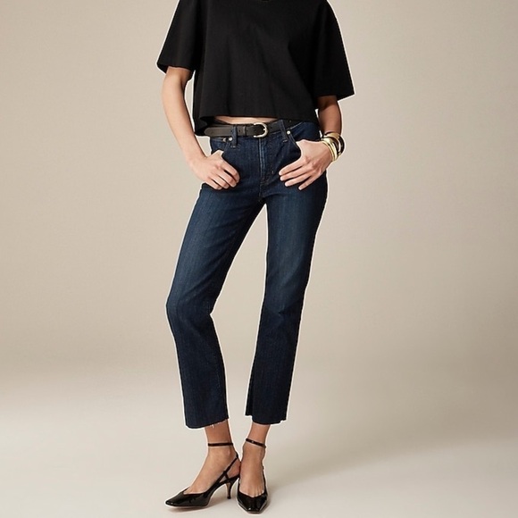 J.CREW - 9" Demi-boot crop Raw Hem Jeans Size 26 - Picture 8 of 8